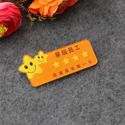 濟(jì)南亞克力金屬滴塑員工學(xué)生胸牌制作