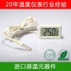 冰柜數字式溫度計 冷柜電子溫度計 小白色電子表DT100S